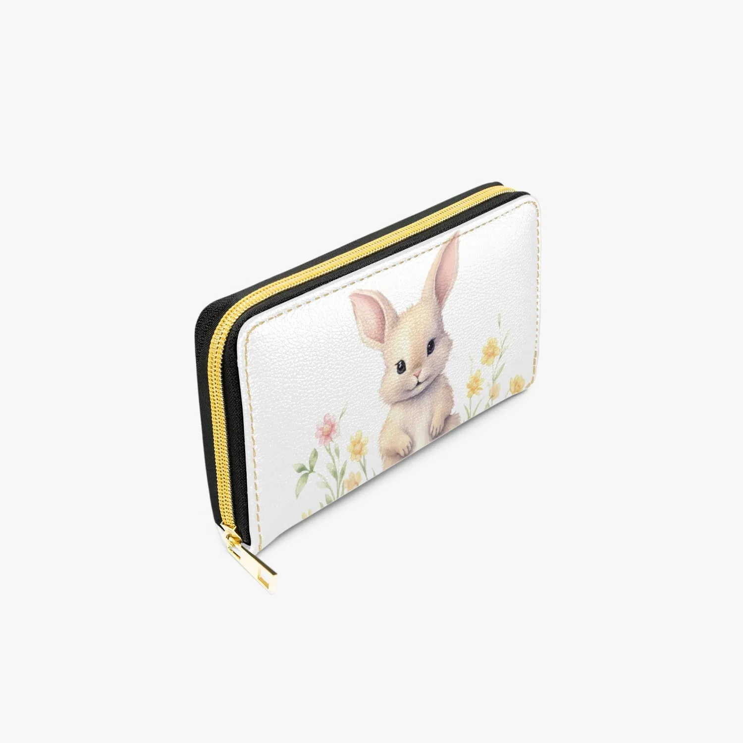 Long Type Zipper Purse, Easter, Rabbit