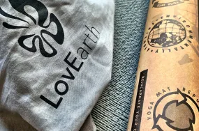 LovEarth Charcoal Yoga Mat