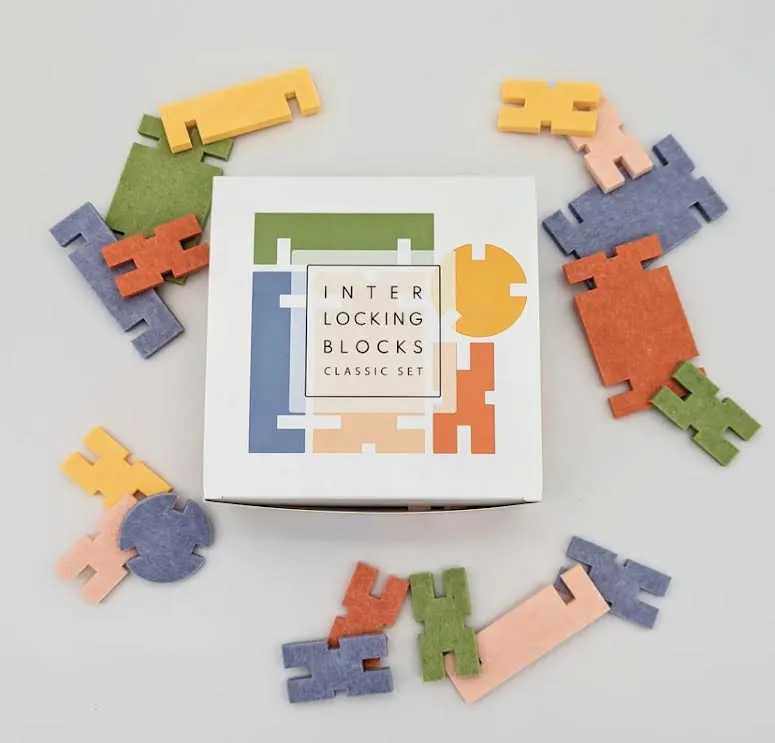 Lowercase Toys Interlocking Blocks- Classic Set