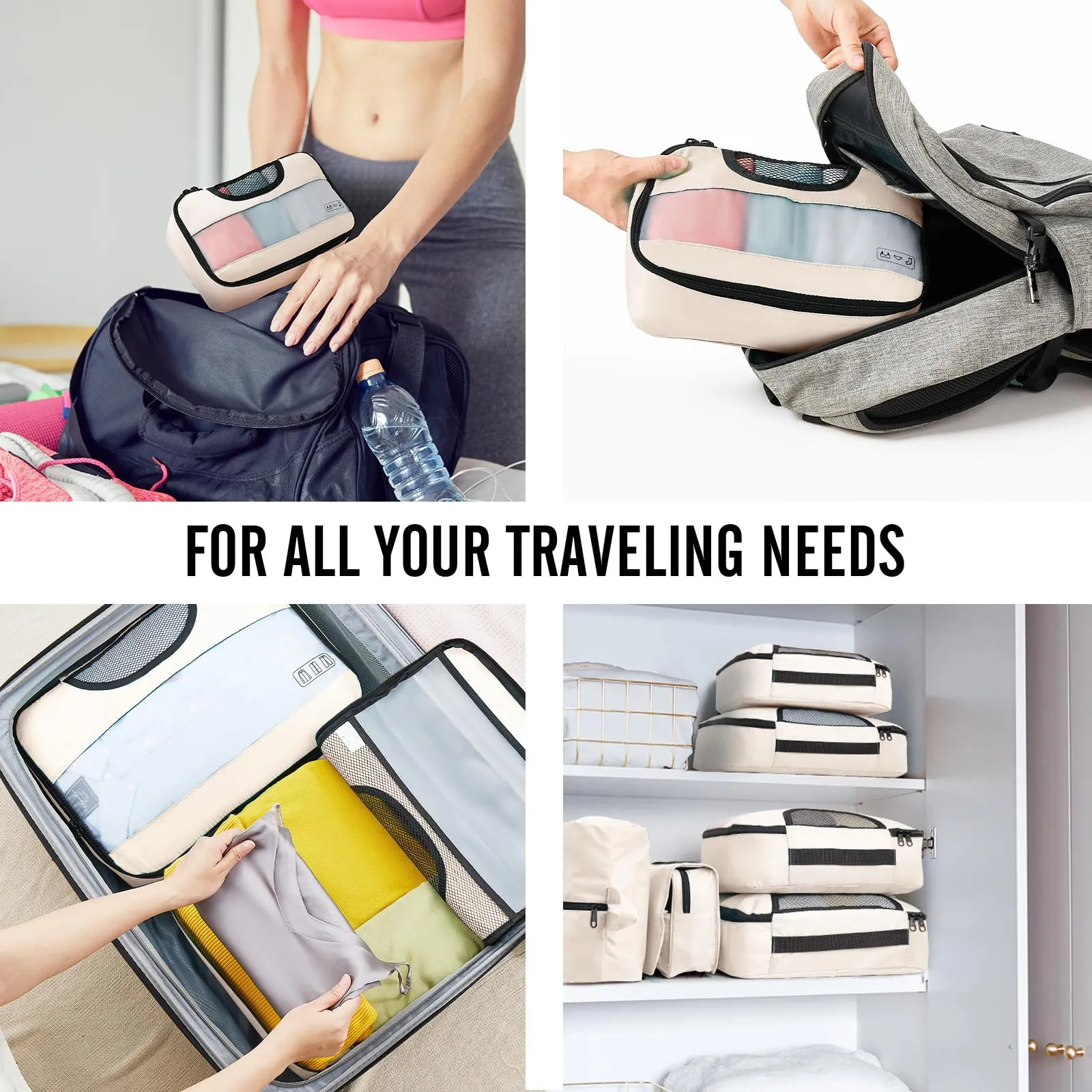 Luggage Organizer Bags 8 pcs Set