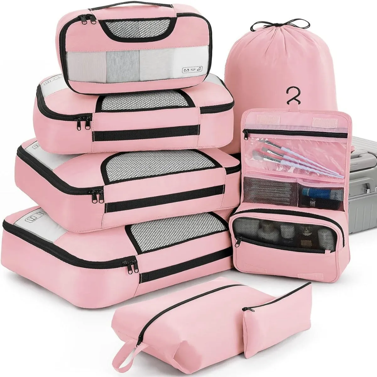 Luggage Organizer Bags 8 pcs Set