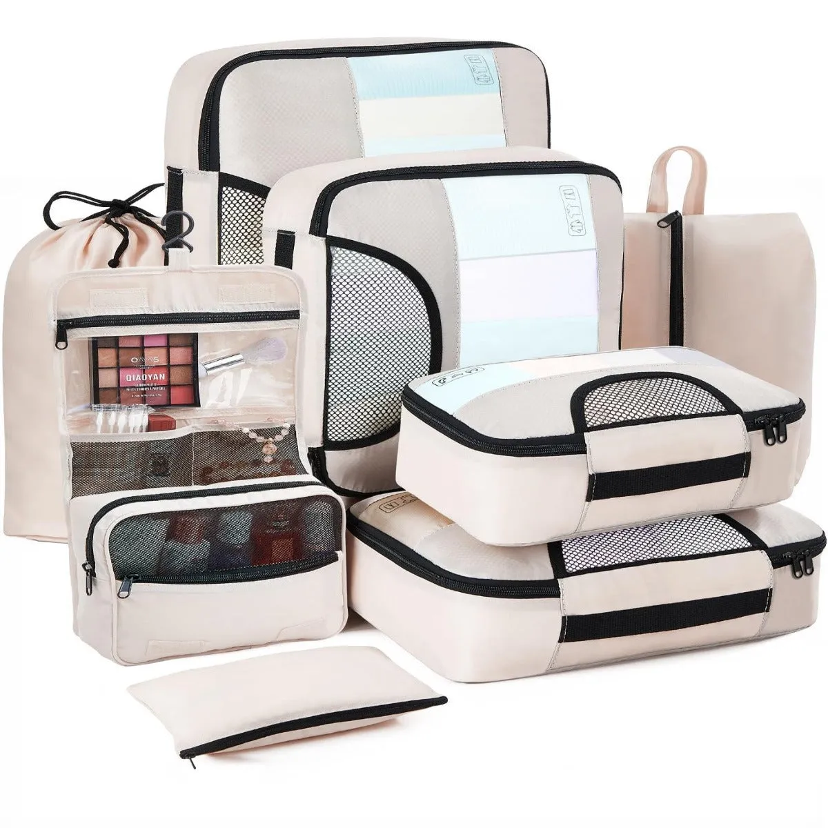 Luggage Organizer Bags 8 pcs Set