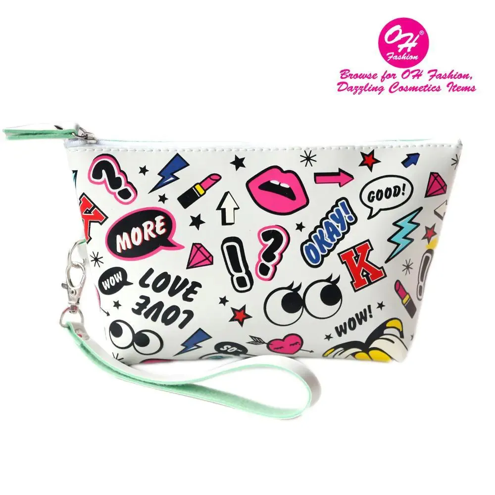 Makeup Bag Rocking In White