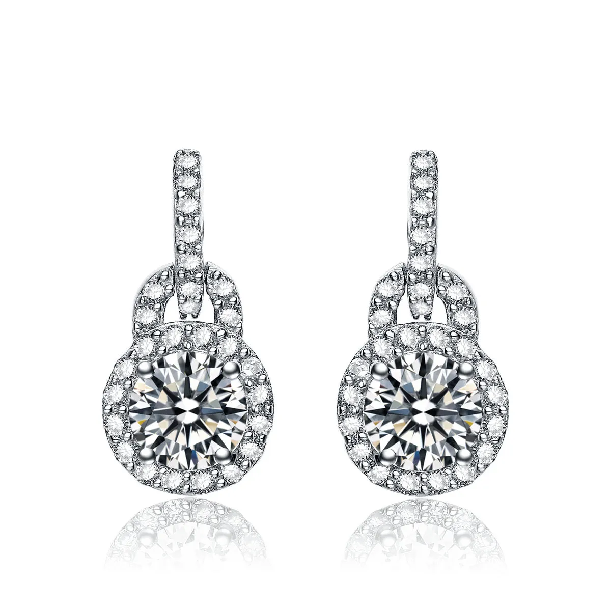 Mathilde Small Round Drop Earrings