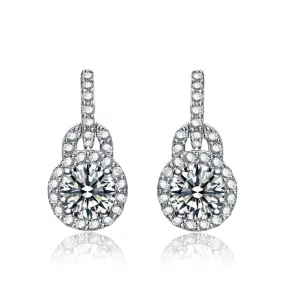 Mathilde Small Round Drop Earrings