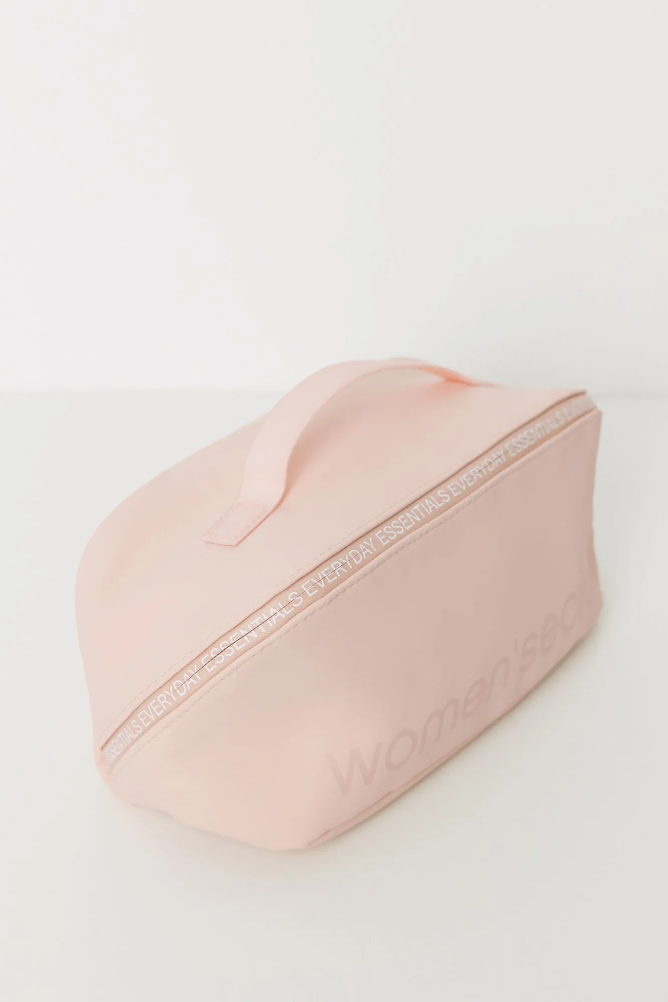 Medium pink rubber vanity case