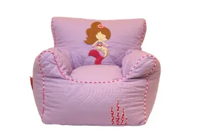 Mermaid - Bean Bag Chair Cover - Quilted - Small