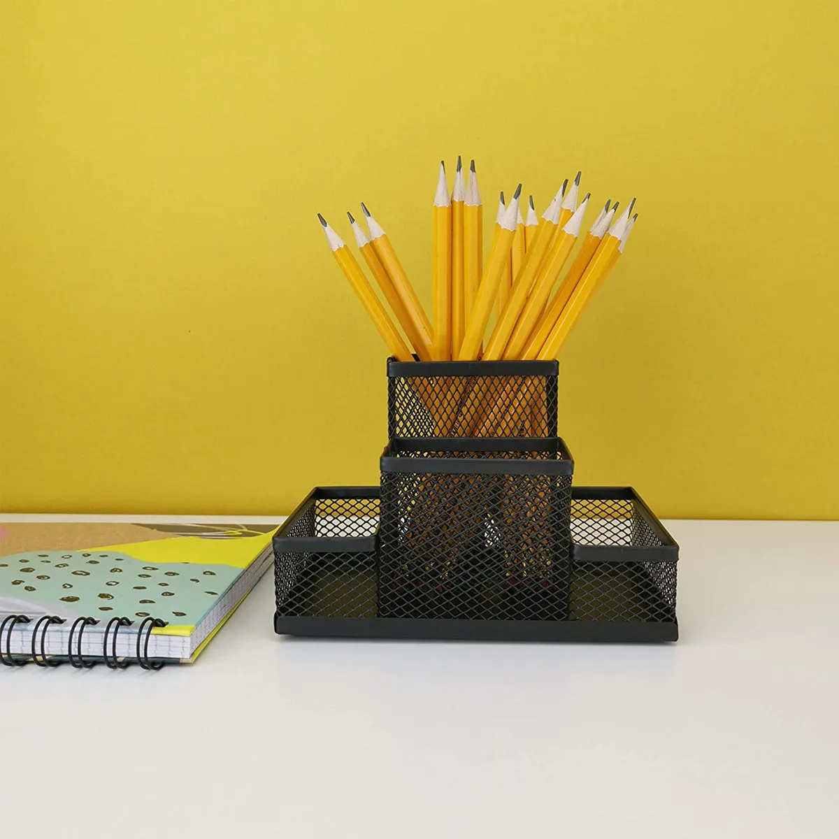 Metal Pencil Holder Black