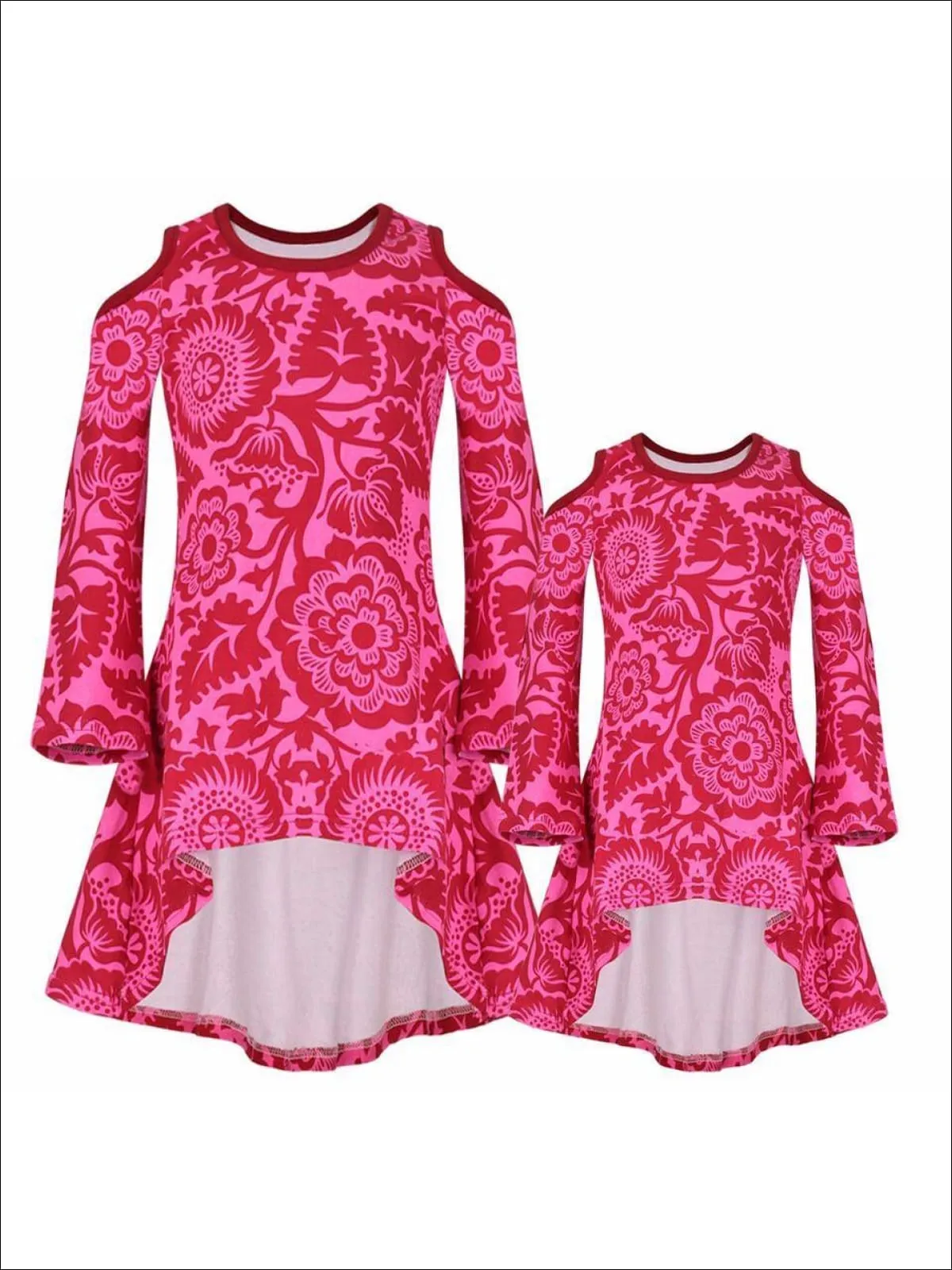 Mommy And Me Swirling Hearts Top