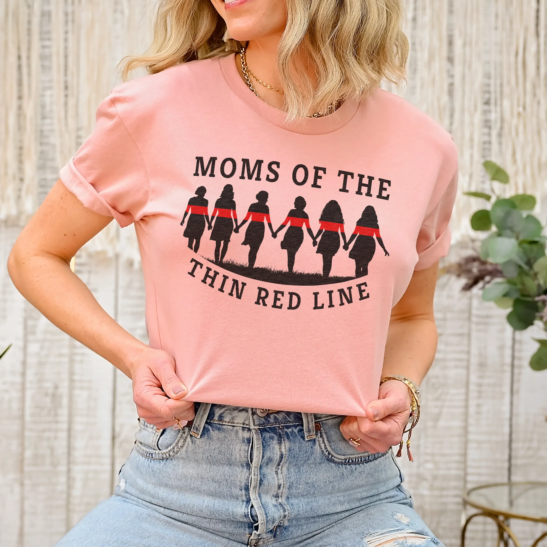 Moms of The Thin Red Line T-Shirt