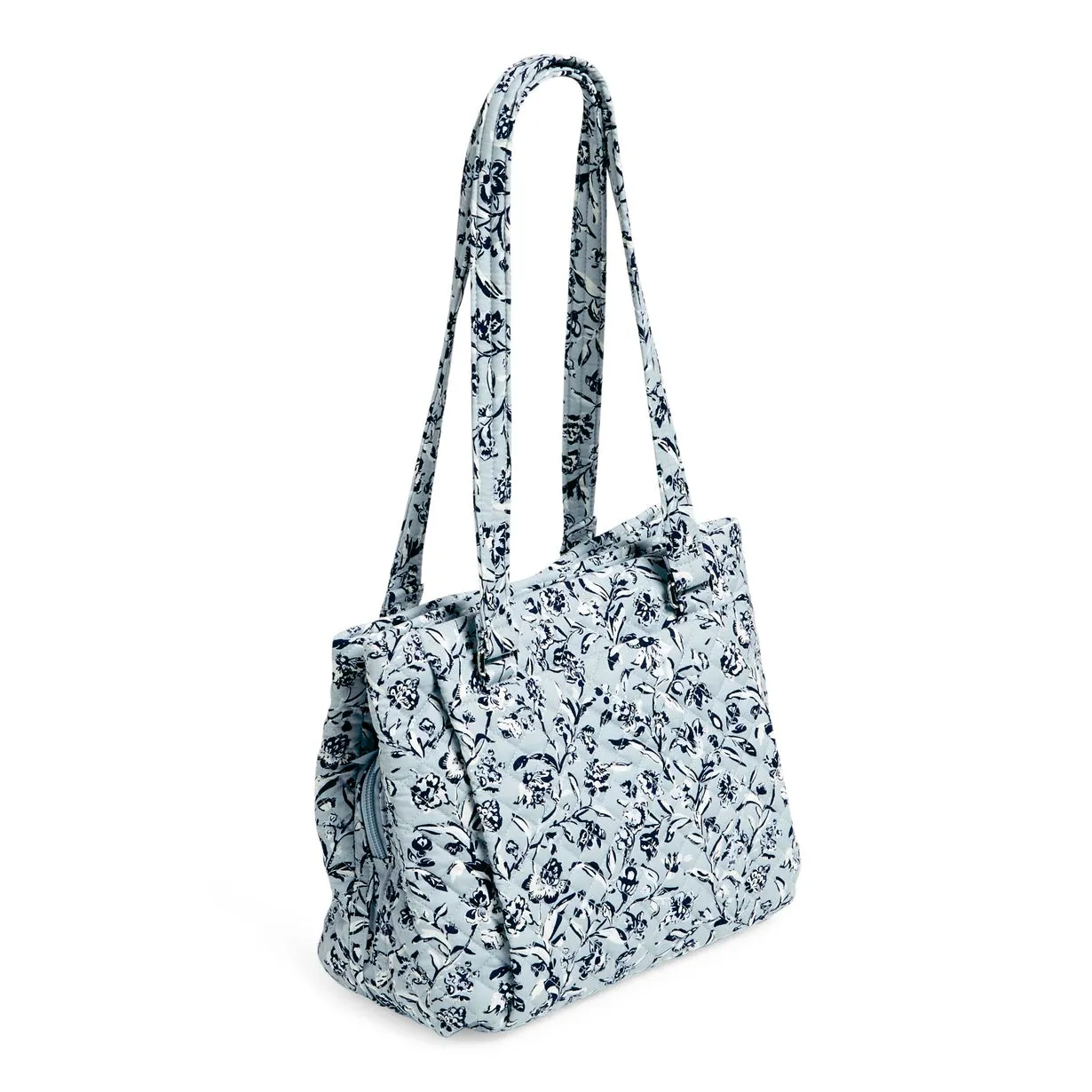 Multi-Compartment Shoulder Bag - Perennials Gray