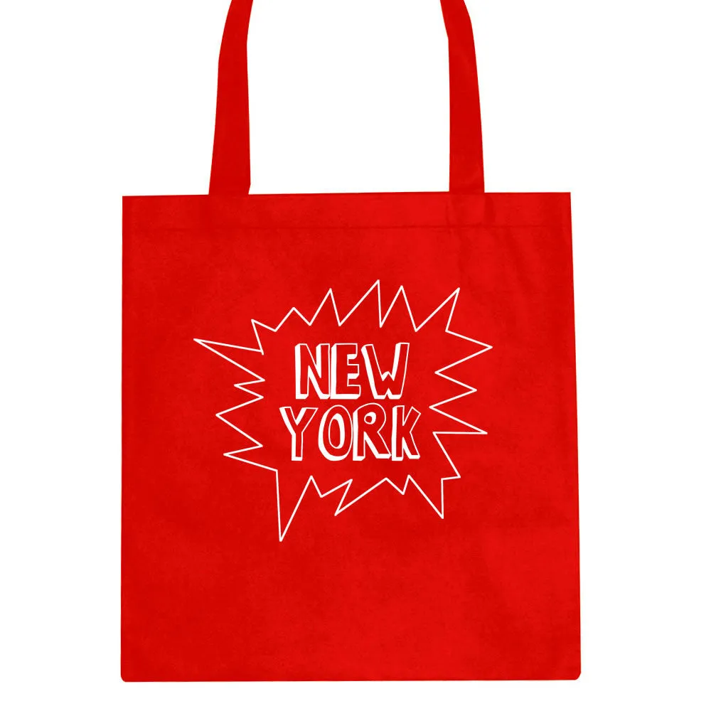 New York Bubble Quote Tote Bag