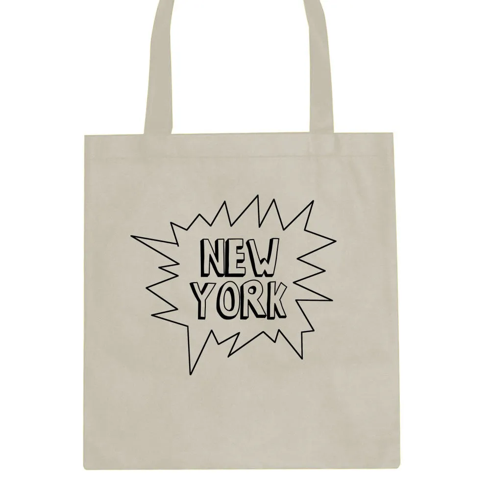 New York Bubble Quote Tote Bag