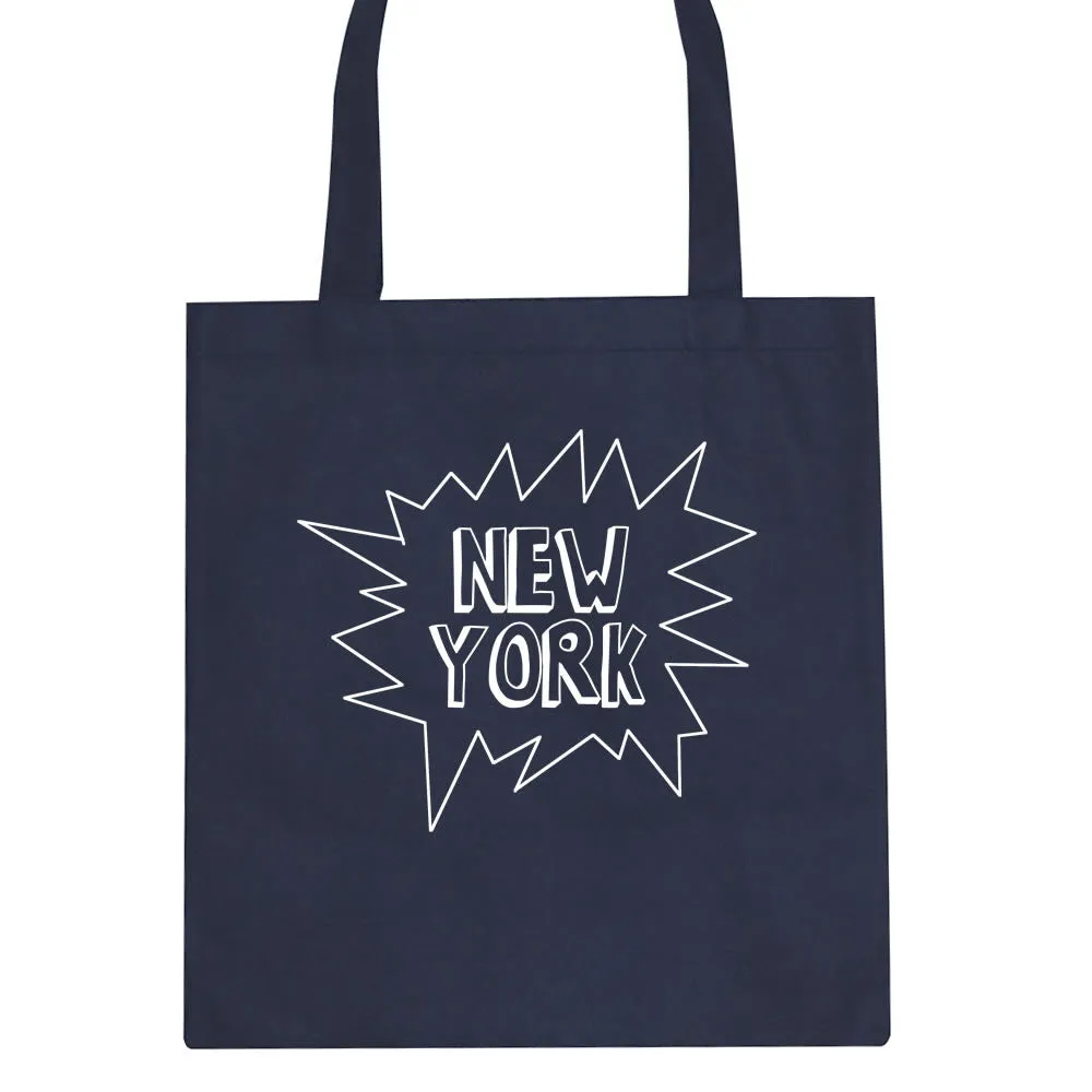 New York Bubble Quote Tote Bag