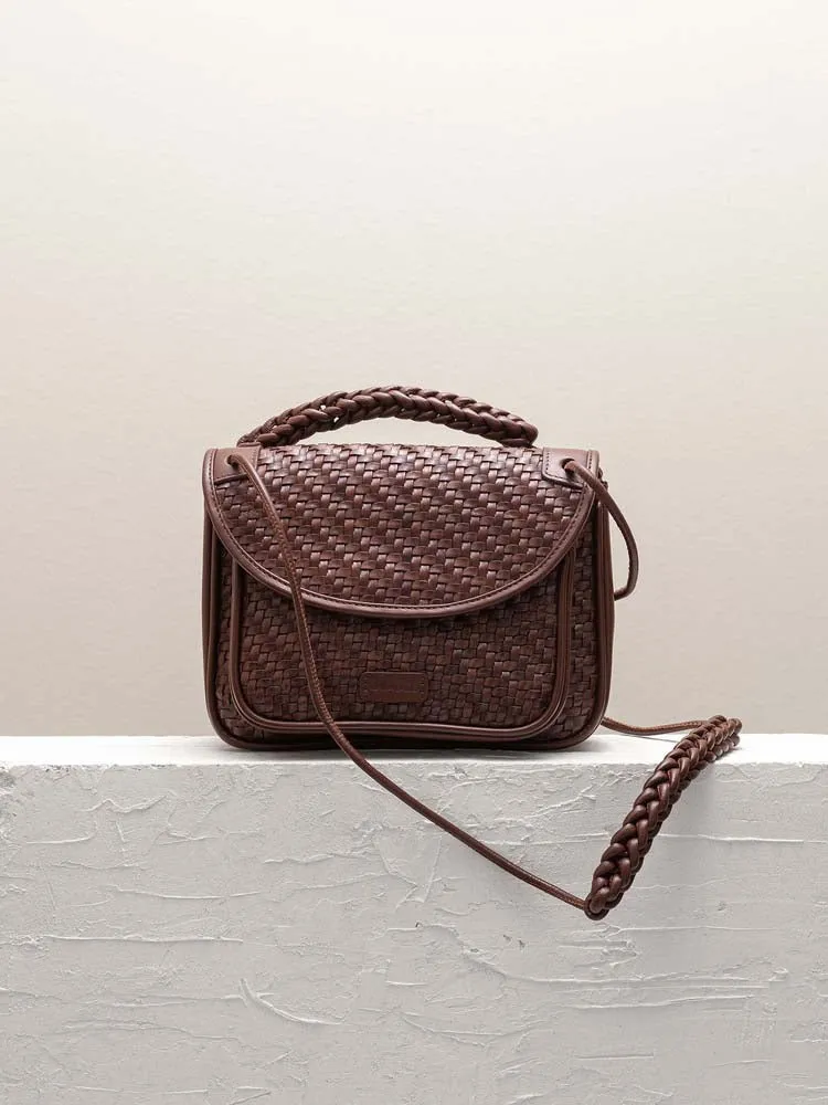 NIKO Pecan Twill Cross-body bag