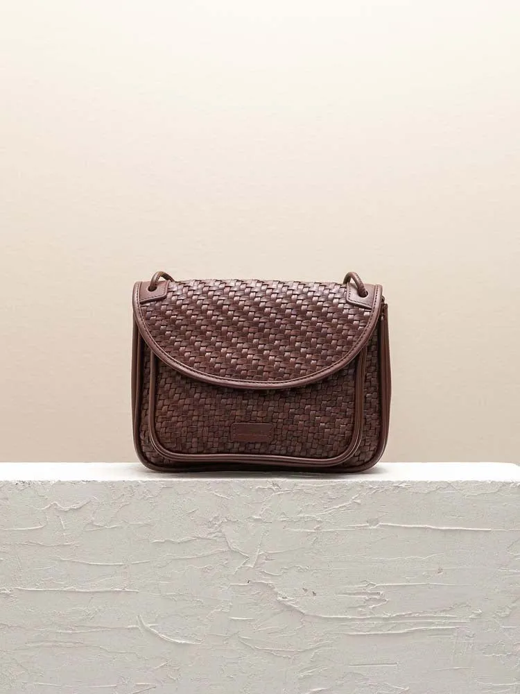 NIKO Pecan Twill Cross-body bag