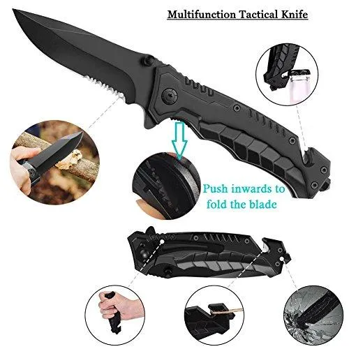 Outdoor Survival Tool Kit with Survival Bracelet
