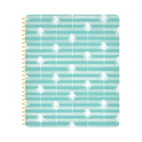 Palm Tree with Stripes Spiral Notebook