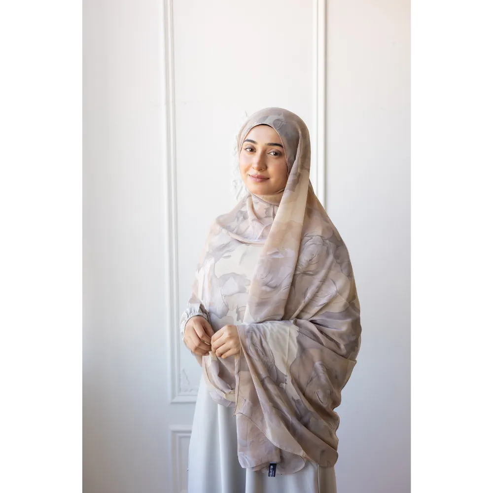 Printed Chiffon Hijab - Shifting Sands