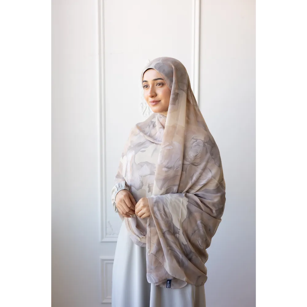 Printed Chiffon Hijab - Shifting Sands