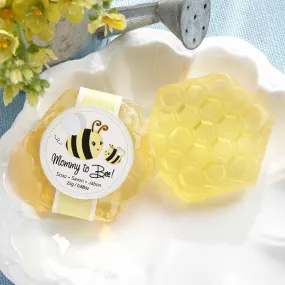 "Mommy To Bee" Honey-Scented Honeycomb Soap