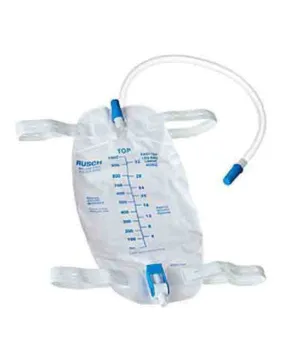 Rusch Leg Bag Kit with Straps 1000ml - 1 Each