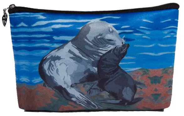 Sea Lion Cosmetic Bag- Treasure