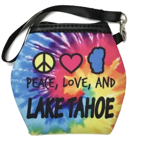 Souvenir Coin Purse Tye-Dye, Peace, Love & Lake Tahoe