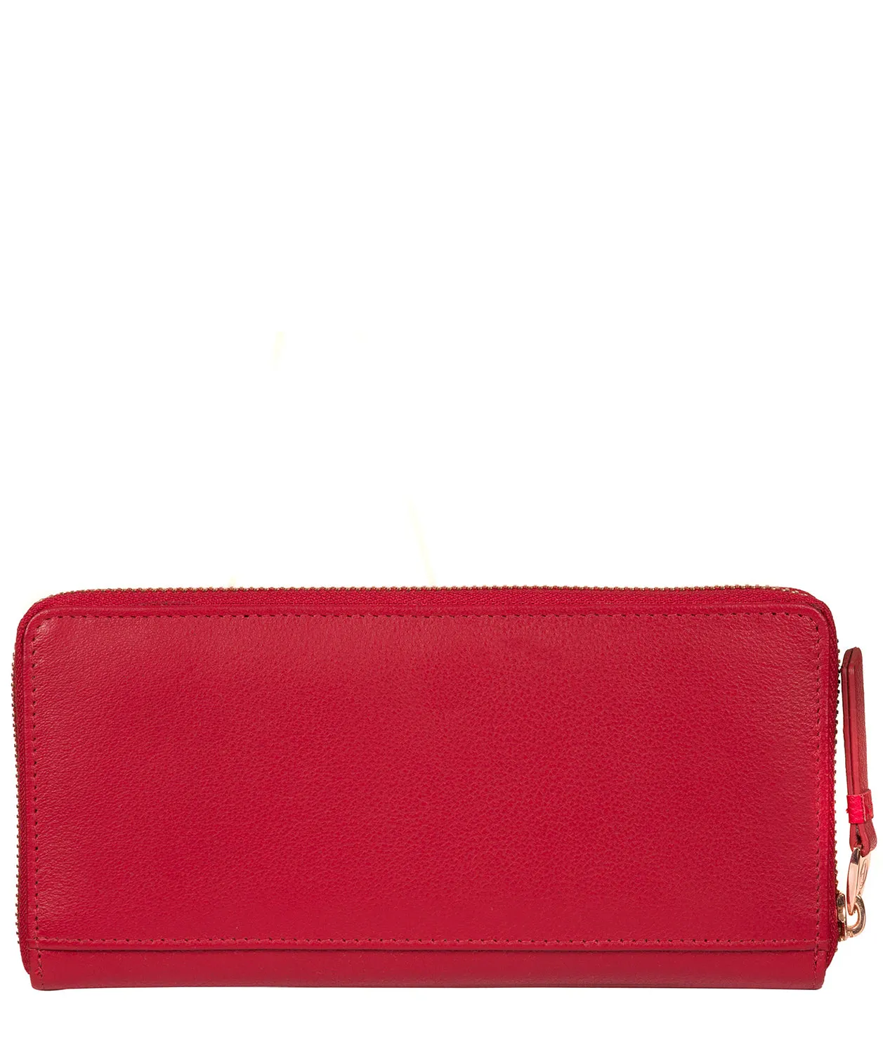 'Starling' Barbados Cherry Leather Purse