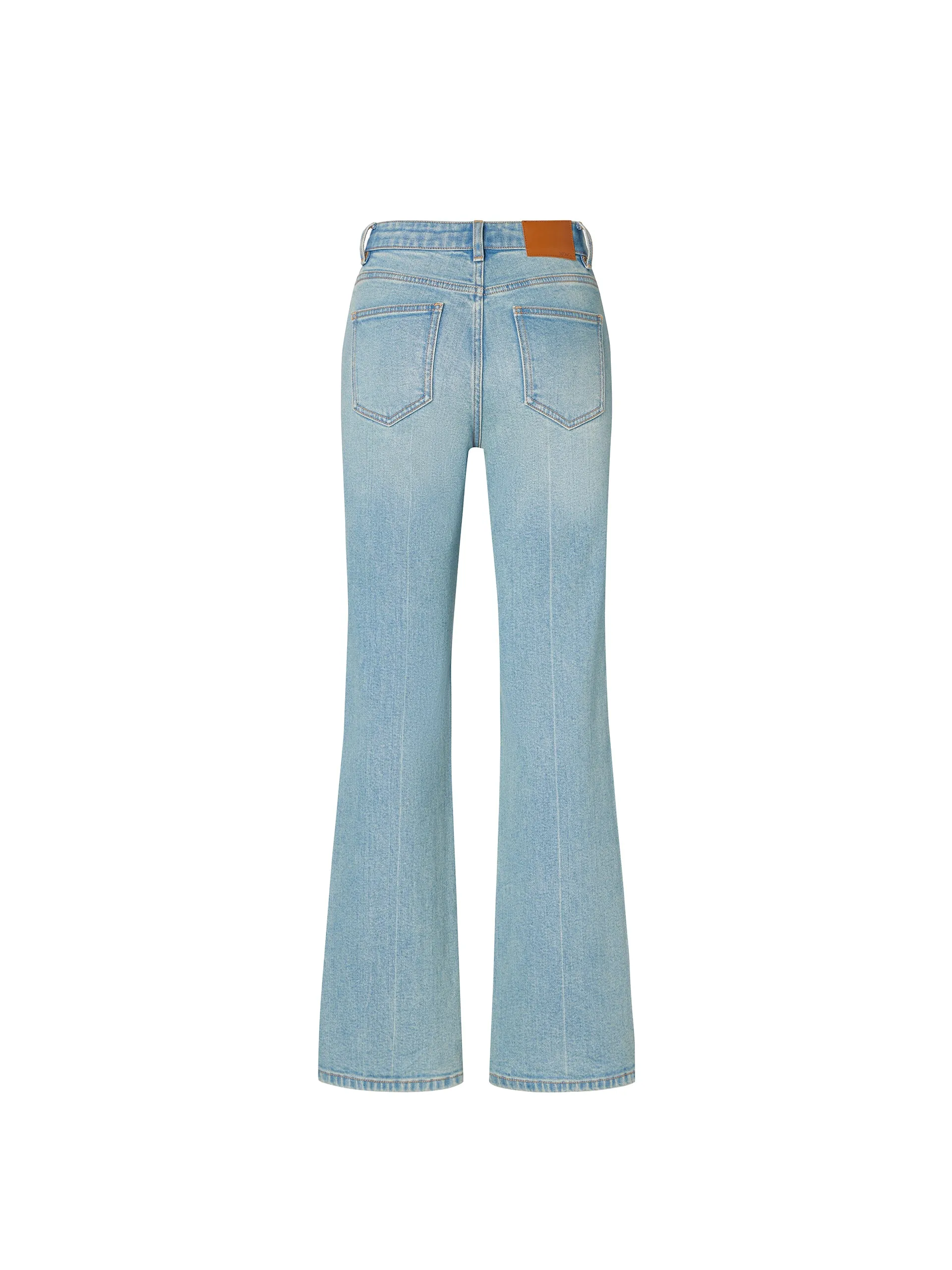 Straight Leg Denim Jeans