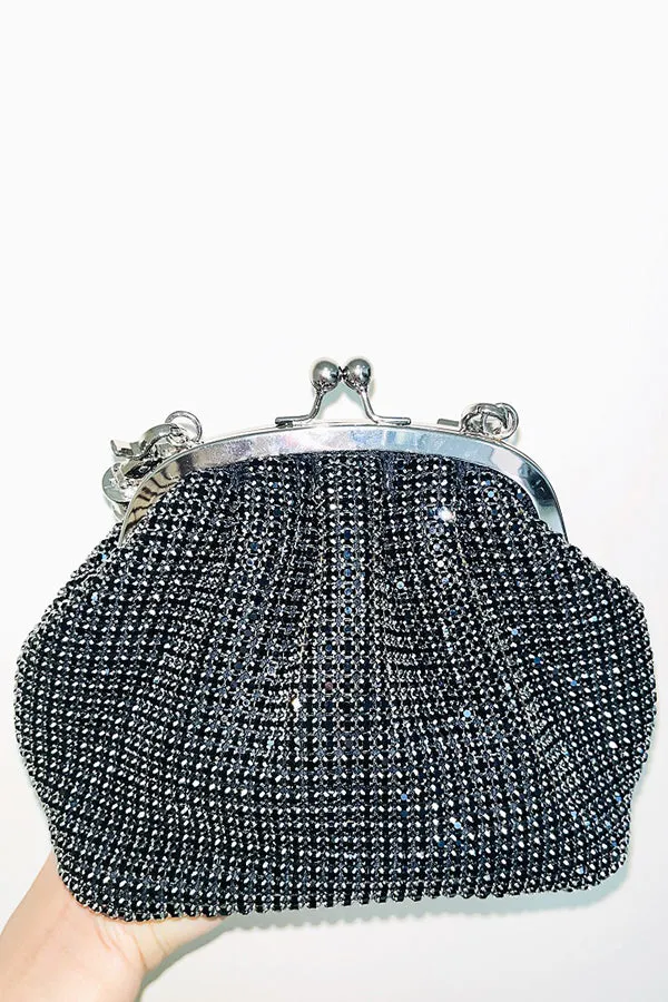 Stylish Sequin Glitter Rhinestones Evening Bag