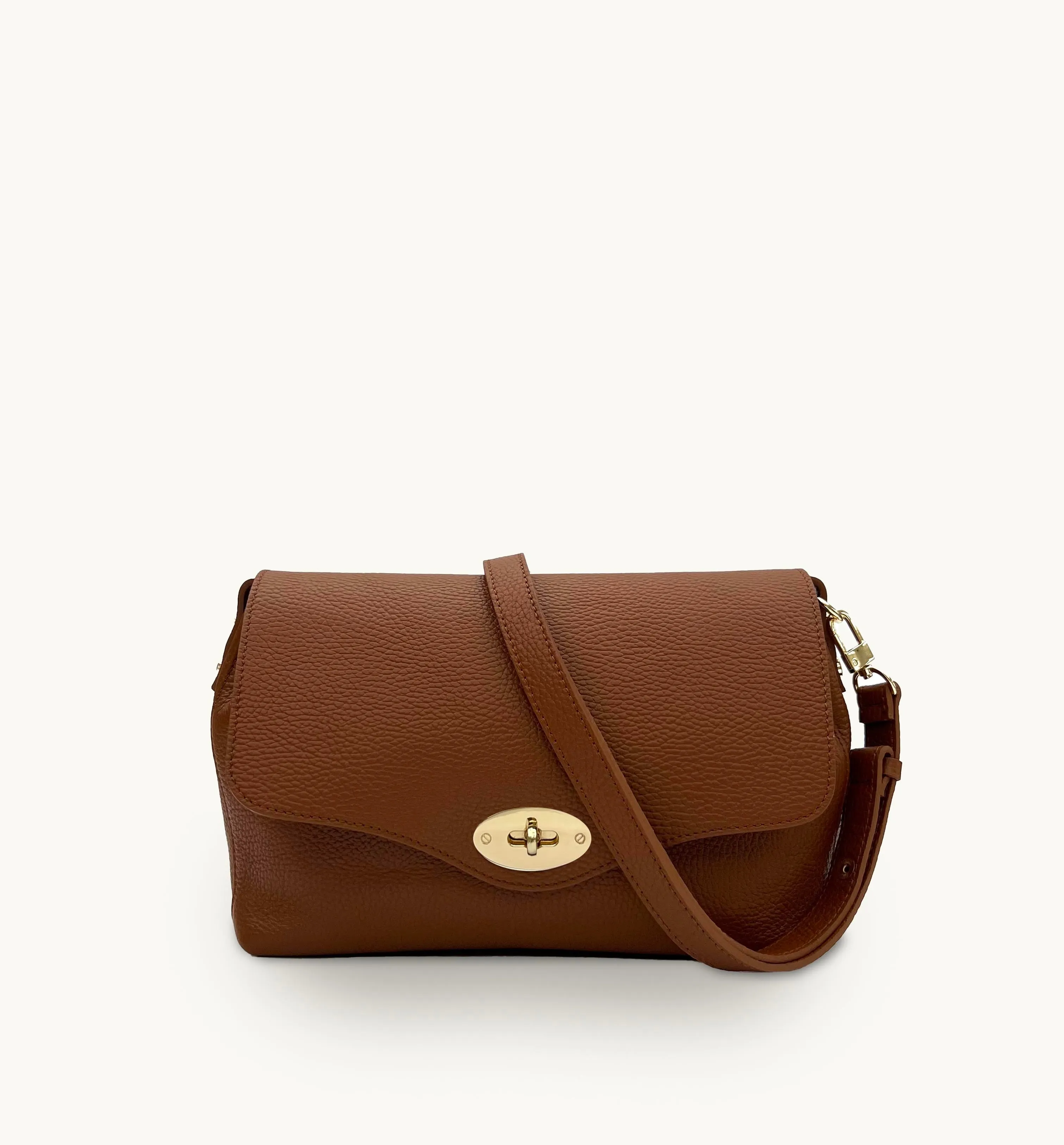 The Maddie Maxi Tan Leather Bag