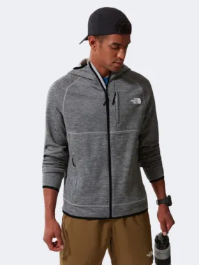 The North Face Canyonlands Hooded Men Hiking Hoody Grey Heather