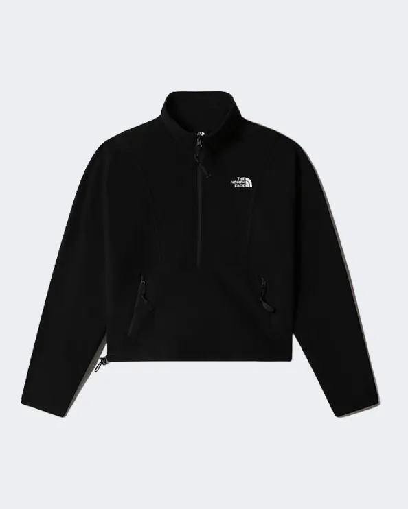 The North Face Tka Attitude 1/4 Zip Fleece Women Hiking Fleece Black Nf0A5J6H-Jk3