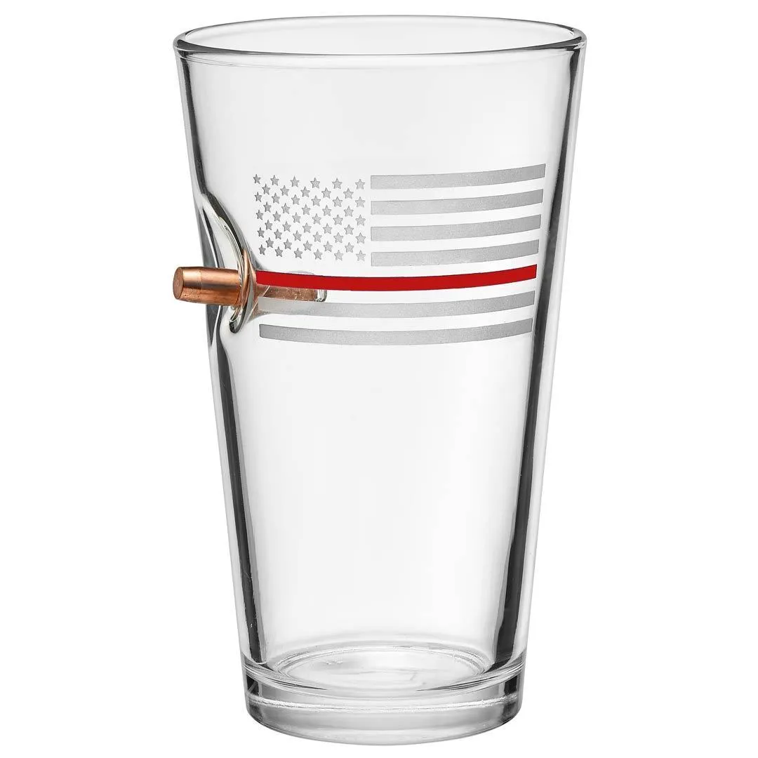 Thin Red Line Pint Glass