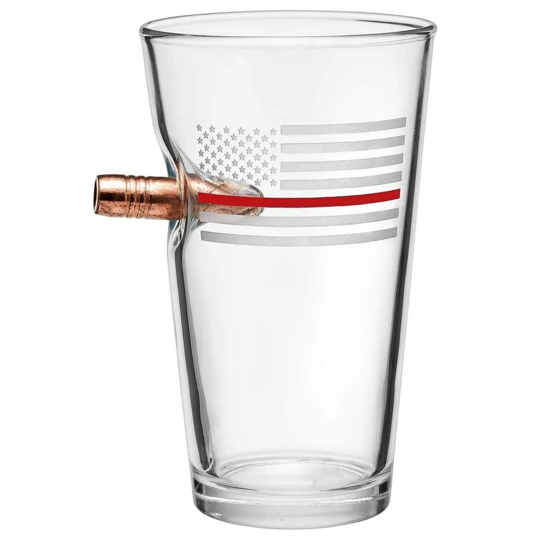 Thin Red Line Pint Glass