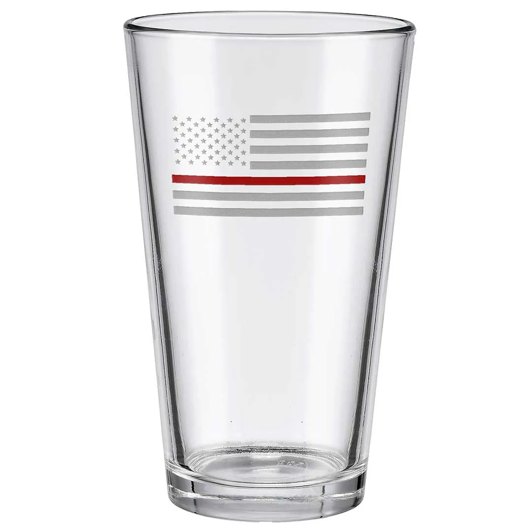 Thin Red Line Pint Glass