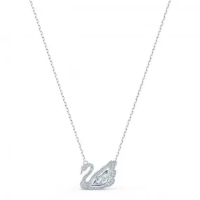 Timeless Dancing Swan Cubic Zirconia White Necklace 5514421