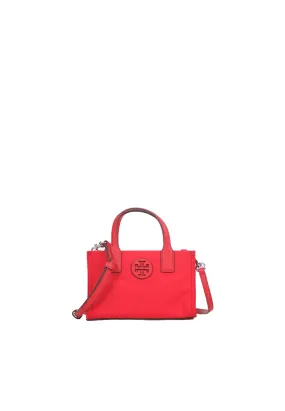 Tory Burch Ella Mini Tote Bag In Brilliant Red 146437