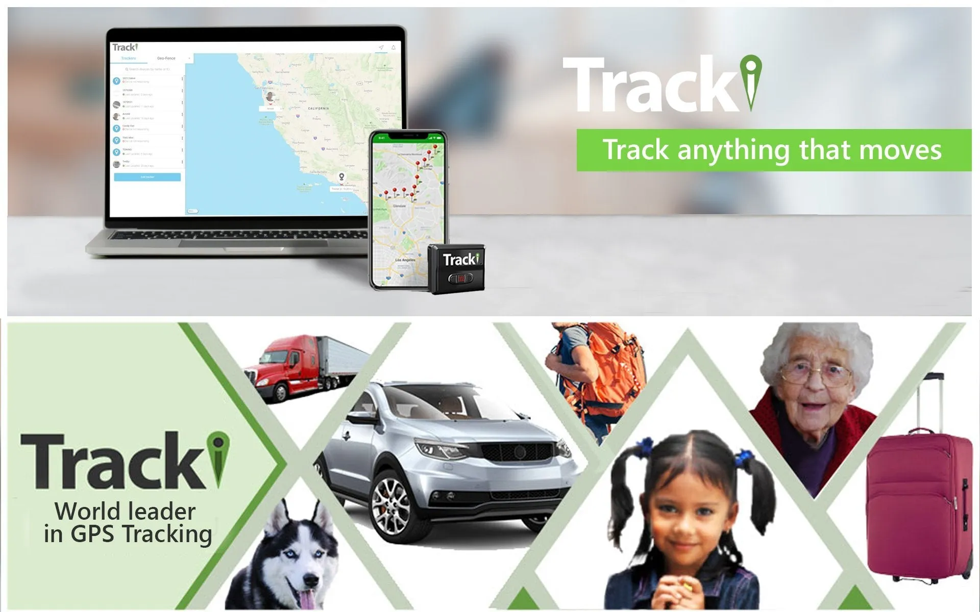 Tracki 2024 4G Model Mini Real time GPS Tracker.