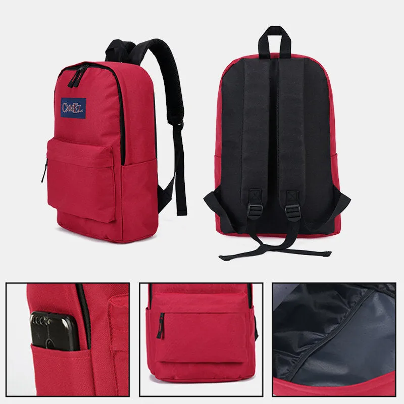 Unisex Polyester Casual Outdoor School Bag Sport Hiking Travel Backpack