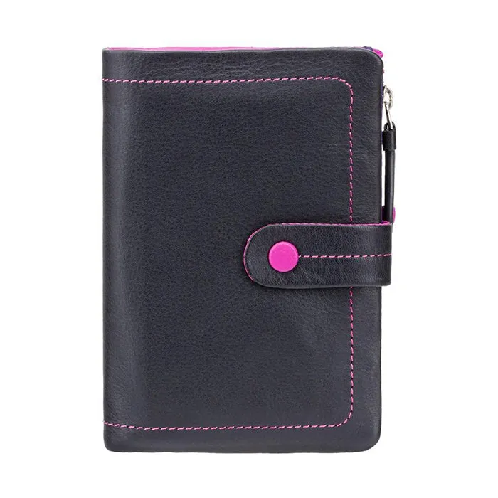 Visconti Malabu Cash & Coin Purse - Black Multi