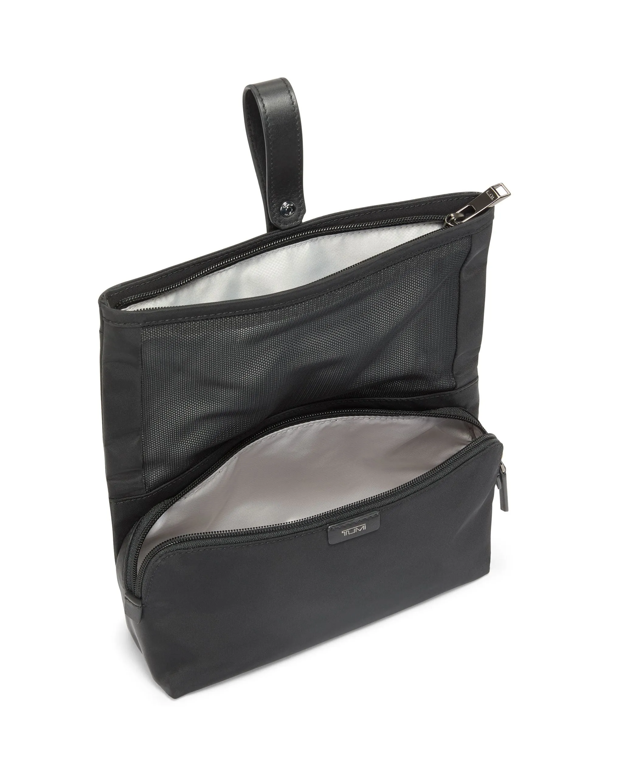 VOYAGEUR Blake Cosmetic Pouch - Black/Gunmetal