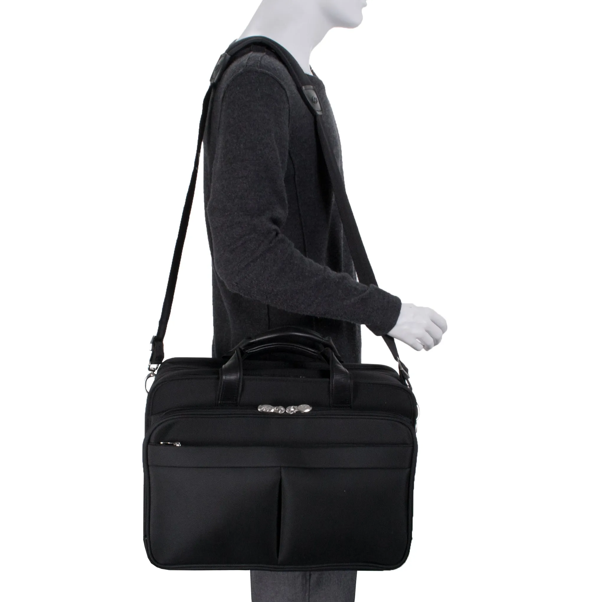 WALTON | 17” Nylon Expandable Laptop Briefcase