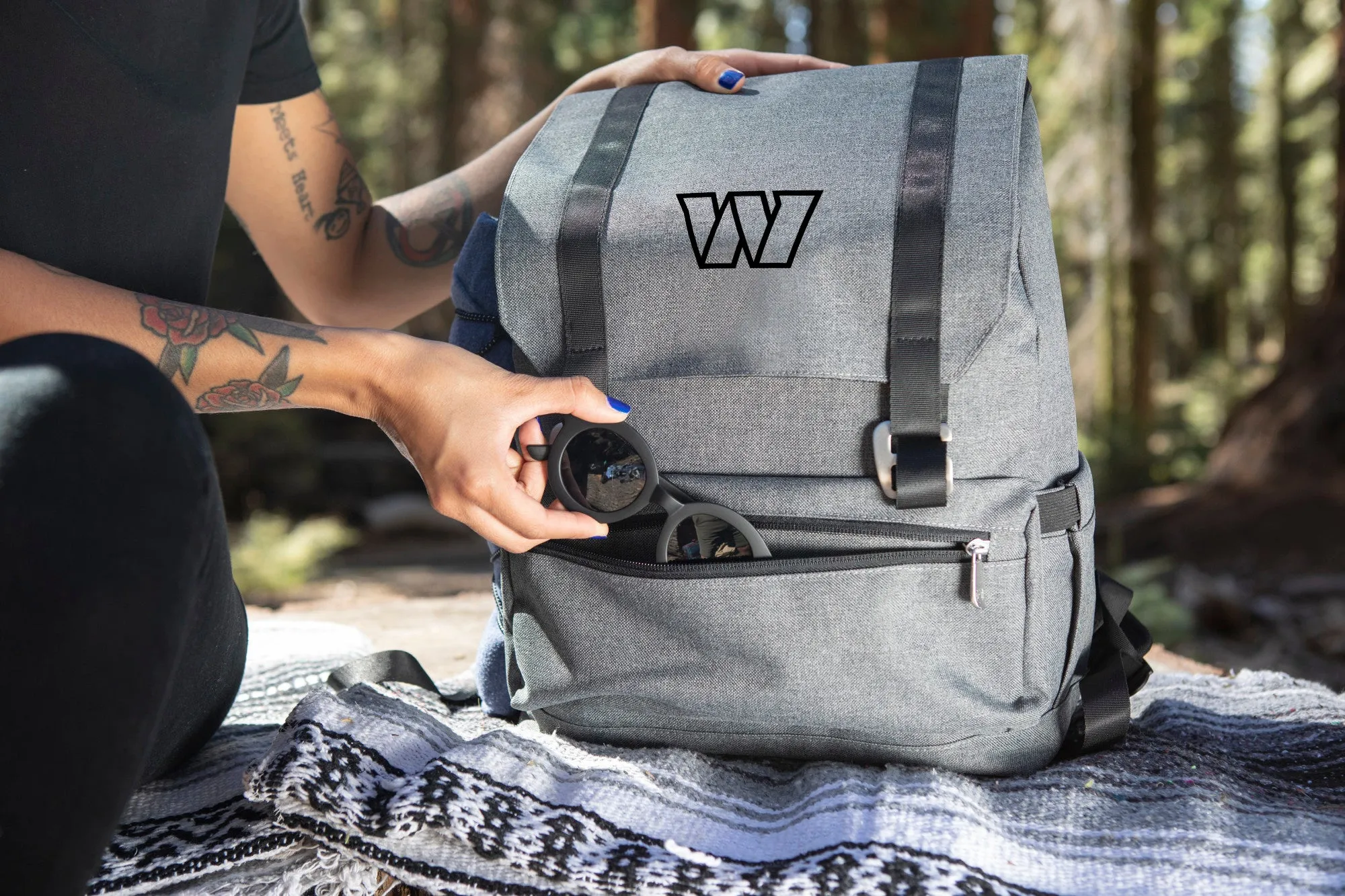 Washington Commanders - On The Go Traverse Backpack Cooler