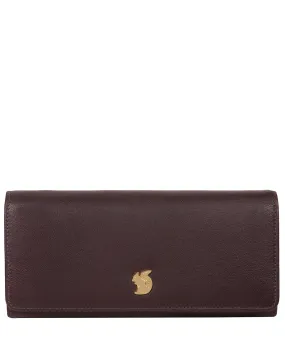 'Weisz' Plum Leather Purse