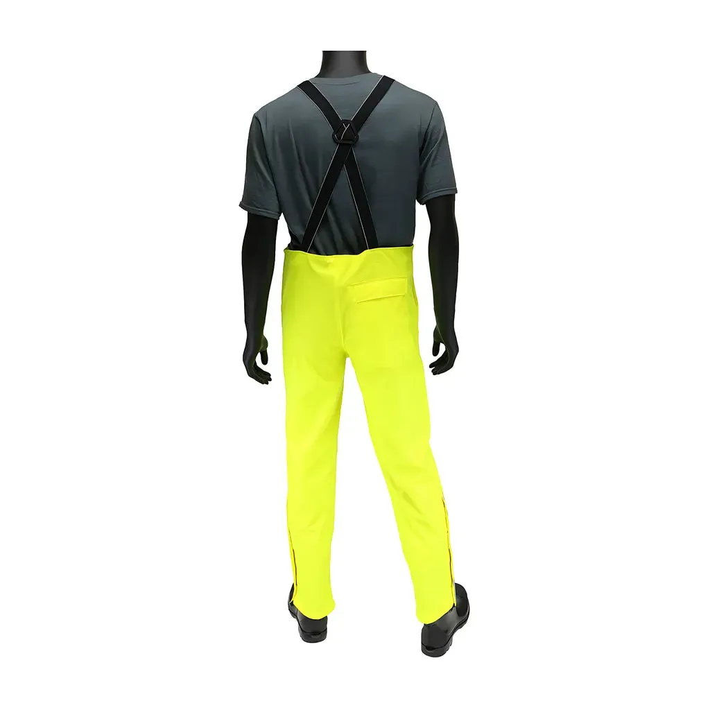 West Chester 4540B/L Hi-Vis Stretch Bib Overalls